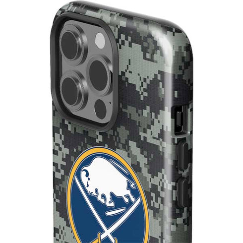 NHL Buffalo Sabres Camo iPhone 15 Pro Impact Case